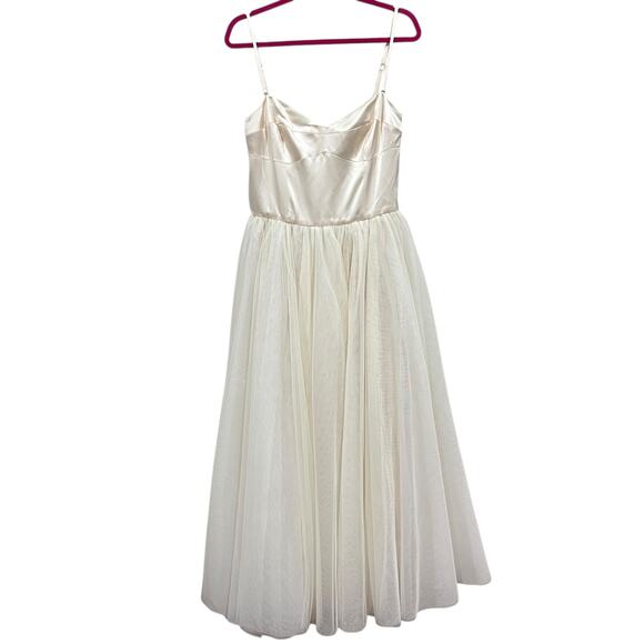 NWT NEW Reformation Alouette Dress Fior Di Latte - Picture 3 of 11